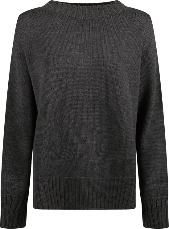 Drumohr Over Round Neck Sweater Grey