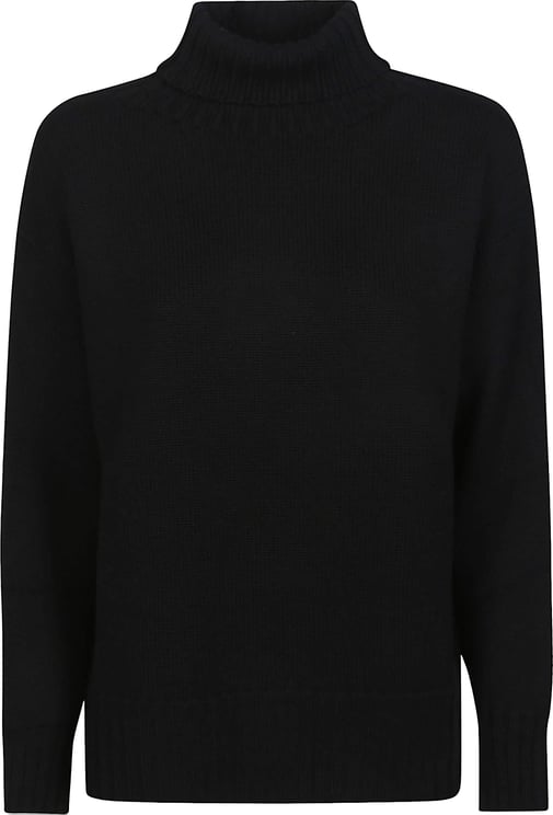 Drumohr Over Turtle Neck Sweater Black