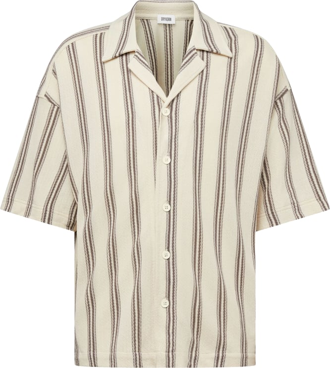 Drykorn Drykorn Basil Korte Mouw Overhemden Off White 524057 Basil