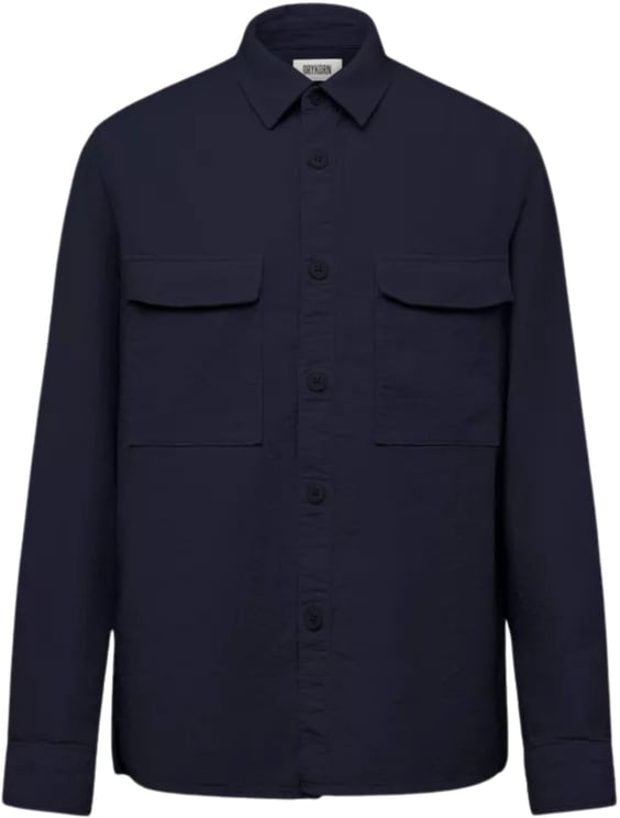 Drykorn Drykorn Gunray Overshirts Blauw Gunray 138501