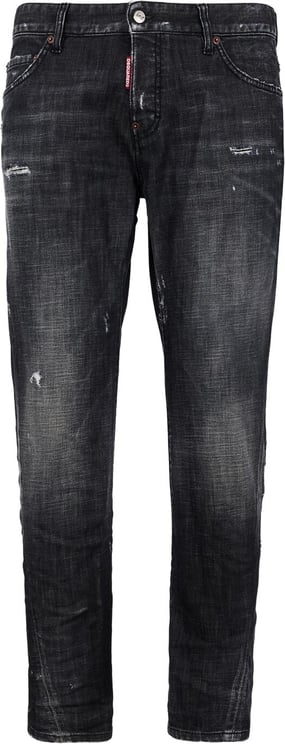 Dsquared2 Black Fog Wash Slim Twist Jeans
