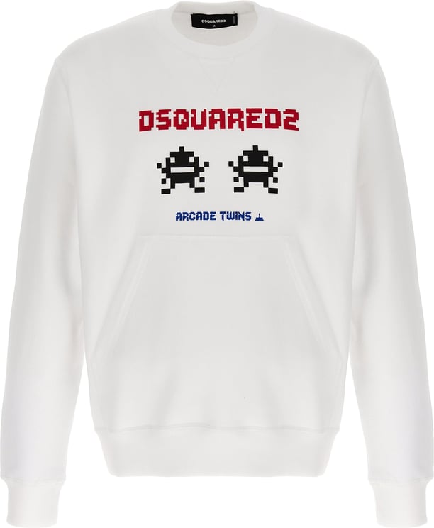 Dsquared2 Dsquared² White Cotton Sweatshirt