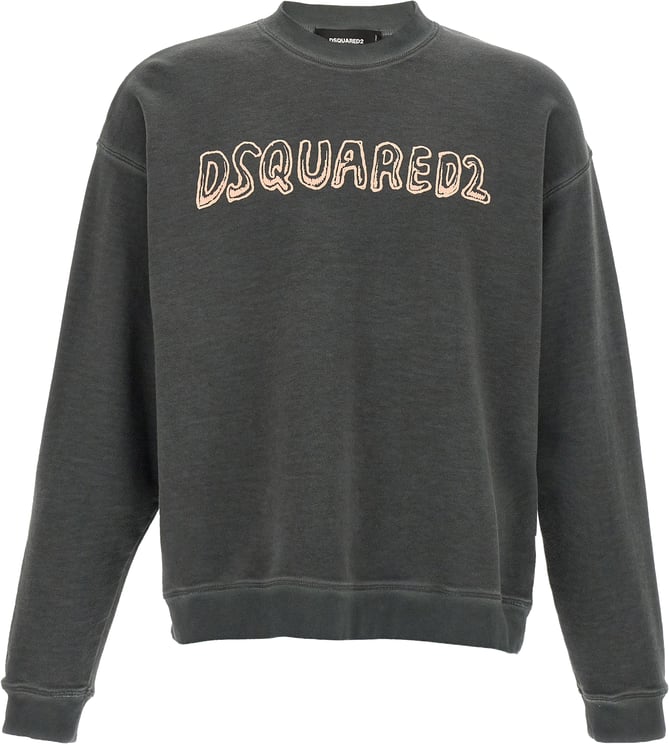 Dsquared2 Dsquared² Gray Cotton Sweatshirt
