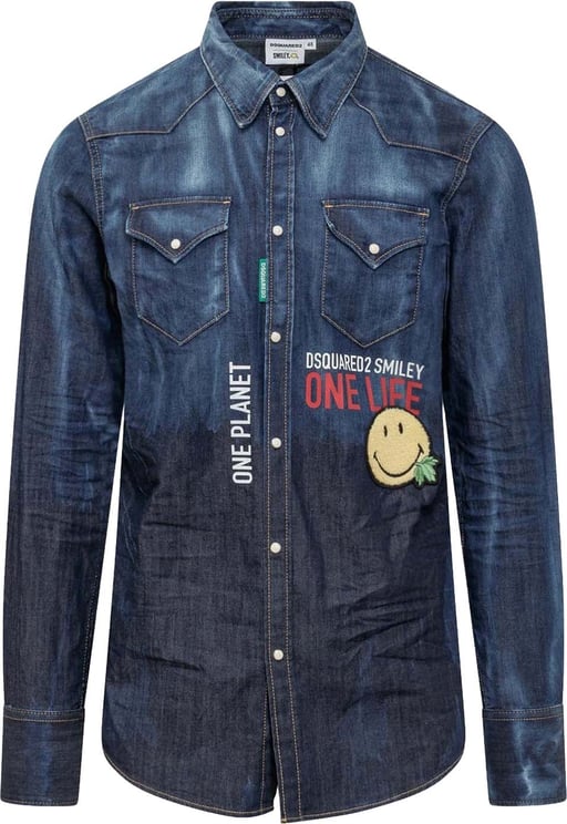 Dsquared2 Dsquared2 x Smiley Denim Shirt