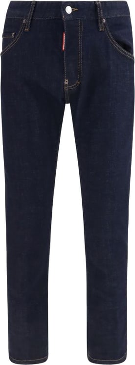 Dsquared2 Dsquared² Blue Cotton Slim Fit Jeans