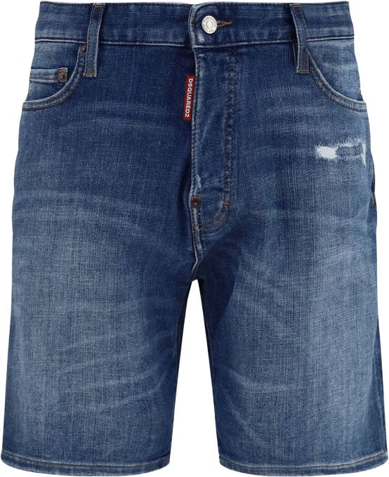 Dsquared2 Dsquared² Blue Cotton Bermuda Shorts