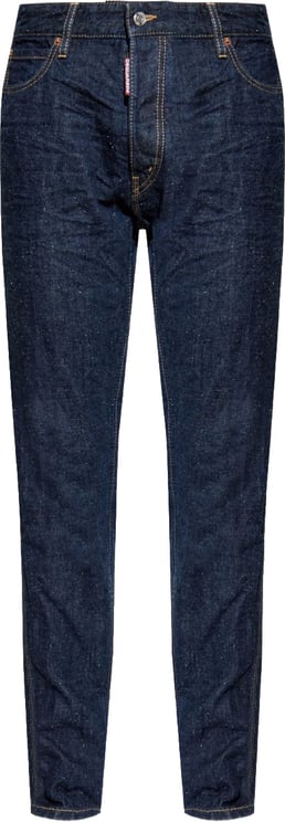 Dsquared2 Dark Blue Speckled Denim Jeans