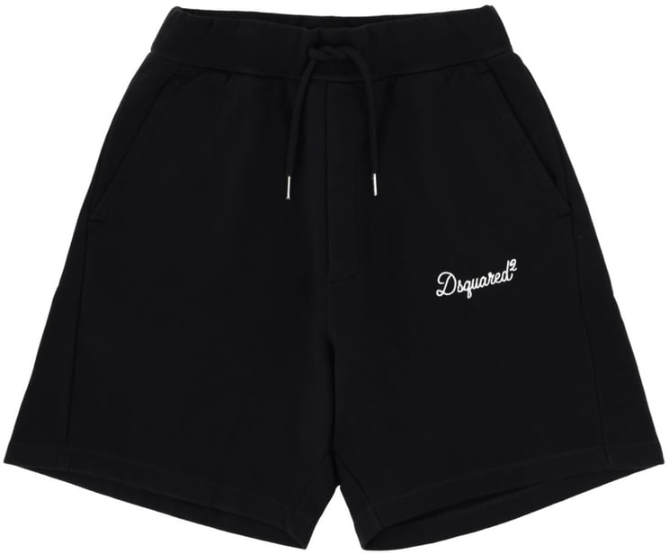 Dsquared2 SHORTS WITH LOGO EMBROIDERY