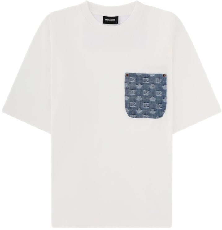 Dsquared2 T-SHIRT WITH LOGO POCKET