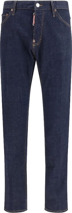 Dsquared2 Dsquared² Blue Cotton Straight-Leg Jeans
