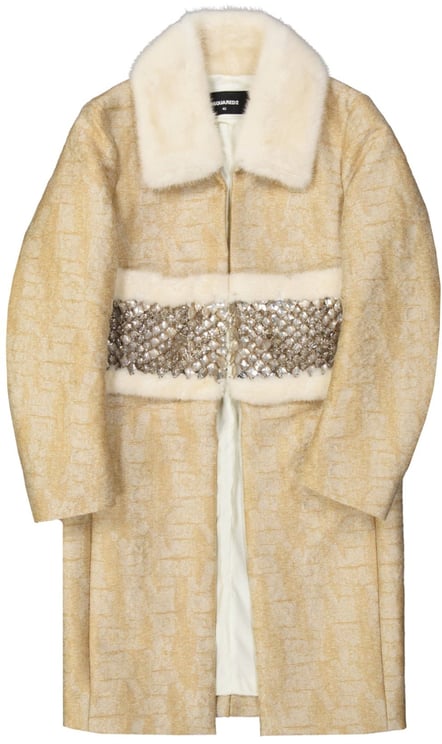 Dsquared2 Dsquared2 Crystal Embellished Coat