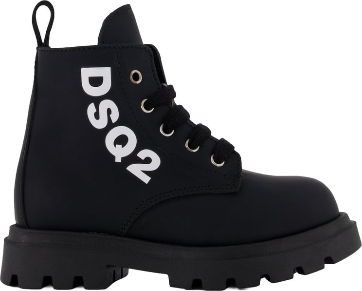Dsquared2 Dsquared2 Unisex Laarzen In Zwart
