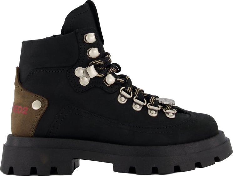 Dsquared2 Dsquared2 Unisex Laarzen In Zwart