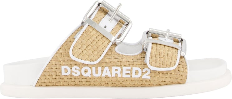 Dsquared2 Dsquared2 Meisjes Slippers In Beige