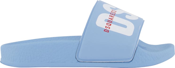 Dsquared2 Dsquared2 Jongens Slippers In Licht Blauw