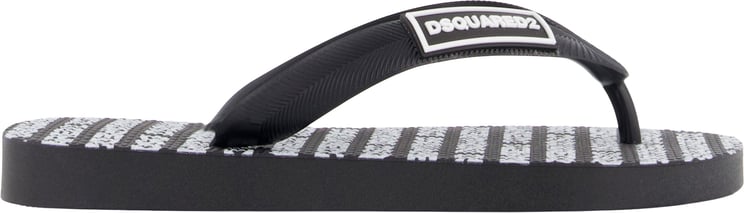 Dsquared2 Dsquared2 Jongens Slippers In Zwart