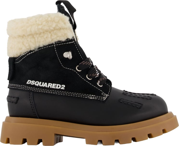 Dsquared2 Dsquared2 Unisex Laarzen In Zwart