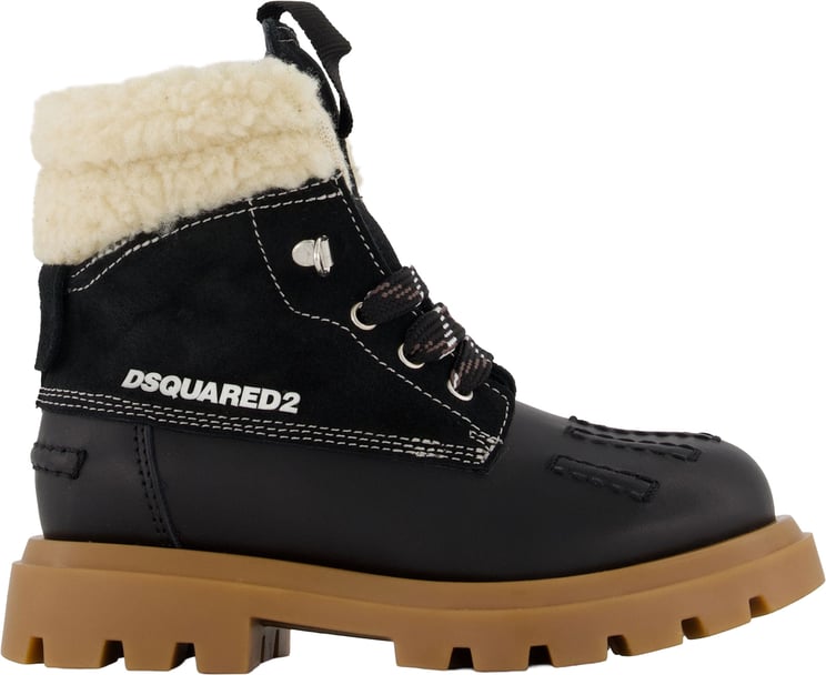 Dsquared2 Dsquared2 Unisex Laarzen In Zwart