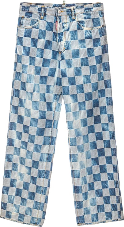 Dsquared2 Dsquared² Blue Cotton Relaxed Fit Jeans