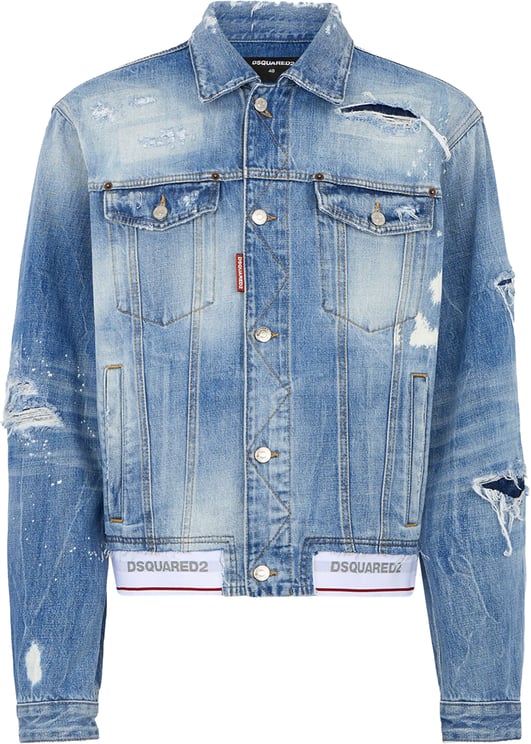 Dsquared2 Light Cool Kids Wash Over Jean Jacket