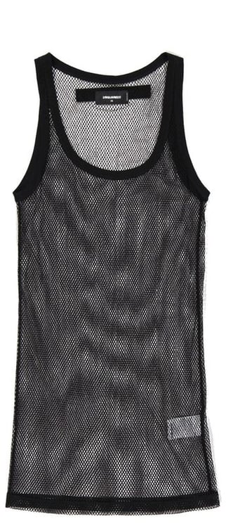 Dsquared2 Dsquared² Black Cotton Tank Tops