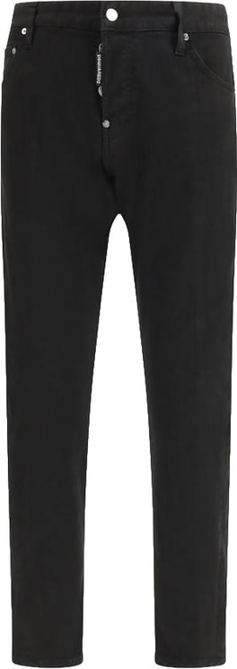 Dsquared2 Dsquared² Black Cotton Slim Fit Jeans