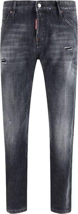 Dsquared2 Dsquared² Black Cotton Slim Fit Jeans