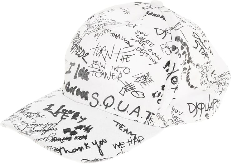 Dsquared2 Scribbles Logo Baseball Cap