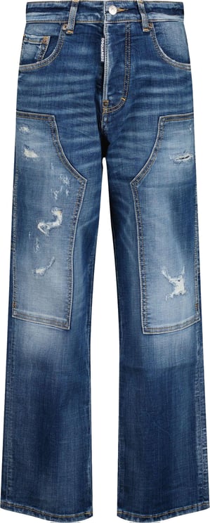 Dsquared2 Dsquared2 Unisex Jeans Blauw