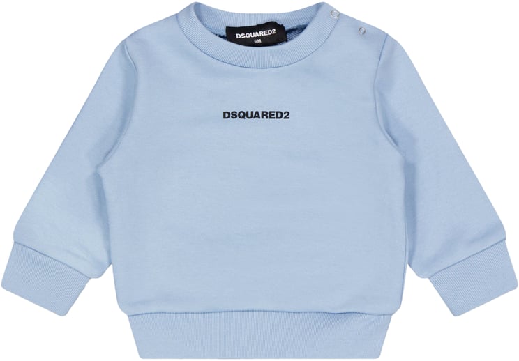 Dsquared2 Dsquared2 Baby Jongens Trui In Licht Blauw