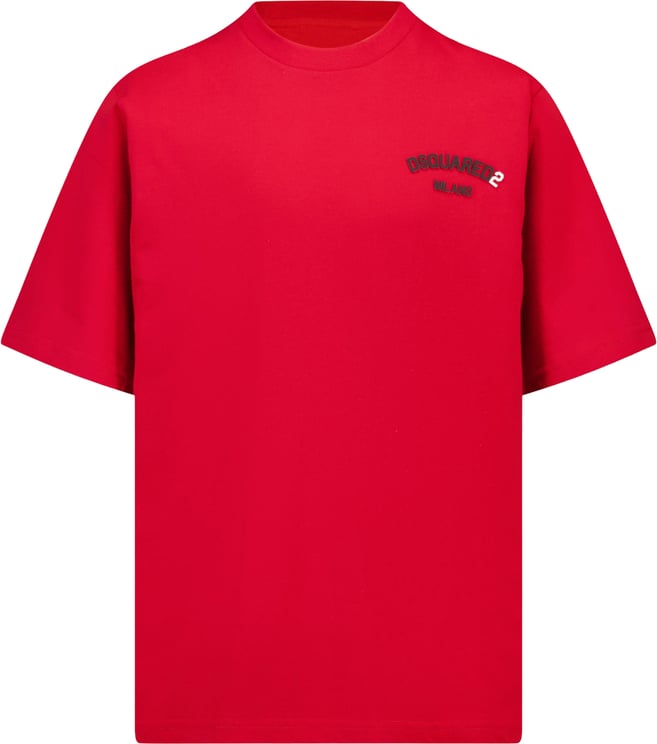 Dsquared2 Dsquared2 Kinder Jongens T-Shirt In Rood