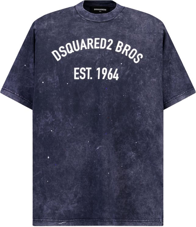 Dsquared2 Dsquared2 Kinder Jongens T-Shirt In Donker Blauw