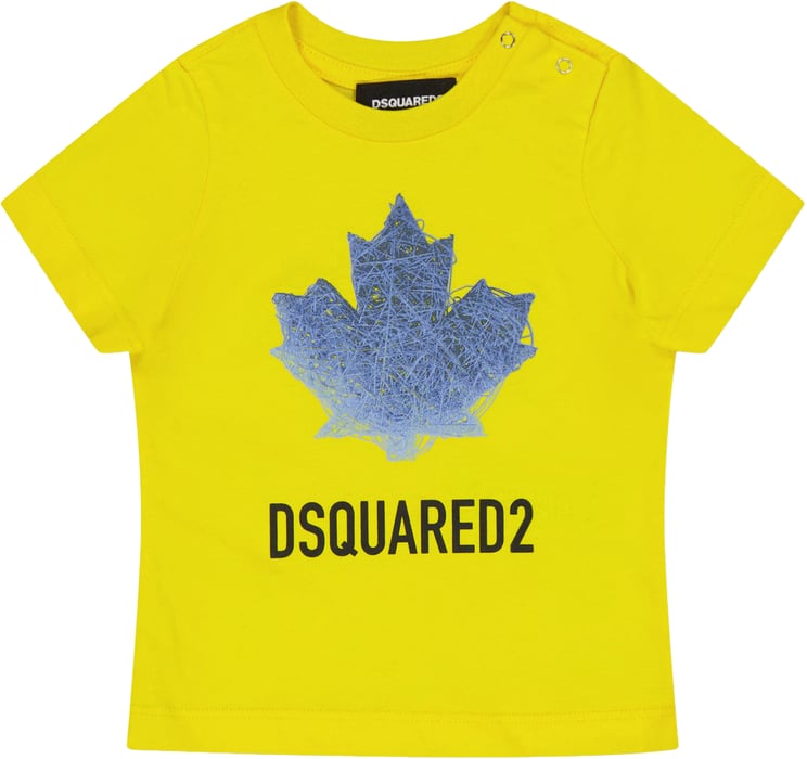 Dsquared2 Dsquared2 Baby Jongens T-Shirt In Geel