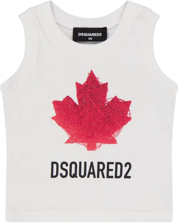 Dsquared2 Dsquared2 Baby Jongens T-Shirt In Wit