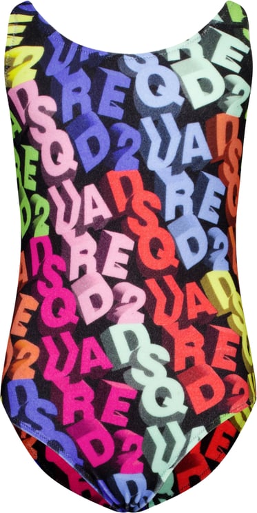 Dsquared2 Dsquared2 Kinder Meisjes Zwemkleding In Zwart