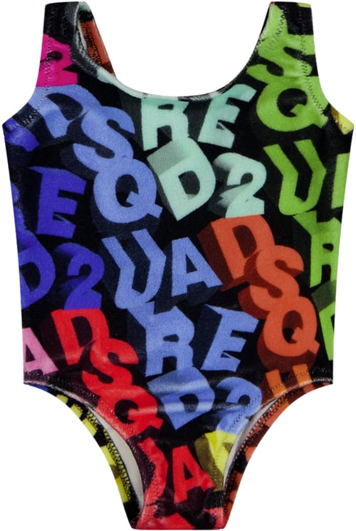 Dsquared2 Dsquared2 Baby Meisjes Zwemkleding In Zwart