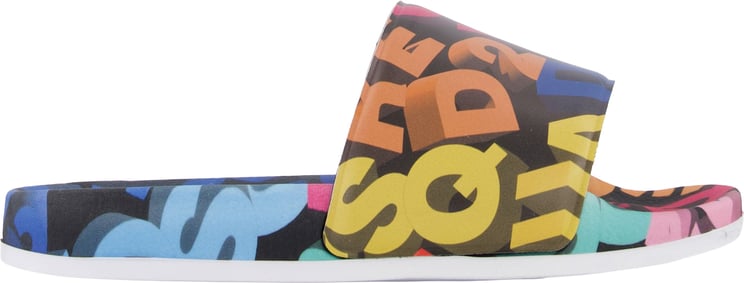 Dsquared2 Dsquared2 Unisex Slippers In Zwart