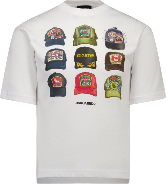 Dsquared2 Dsquared2 Kinder Unisex T-Shirt In Wit