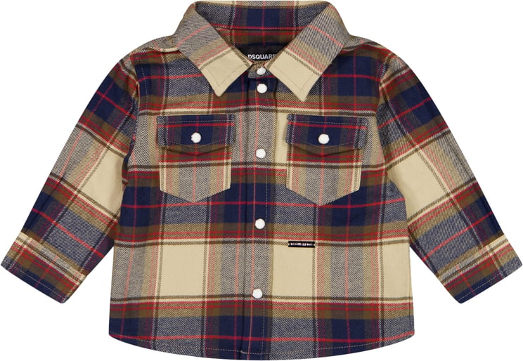 Dsquared2 Dsquared2 Baby Jongens Blouse In Beige
