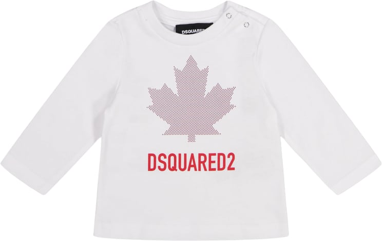 Dsquared2 Dsquared2 Baby Jongens T-Shirt In Wit