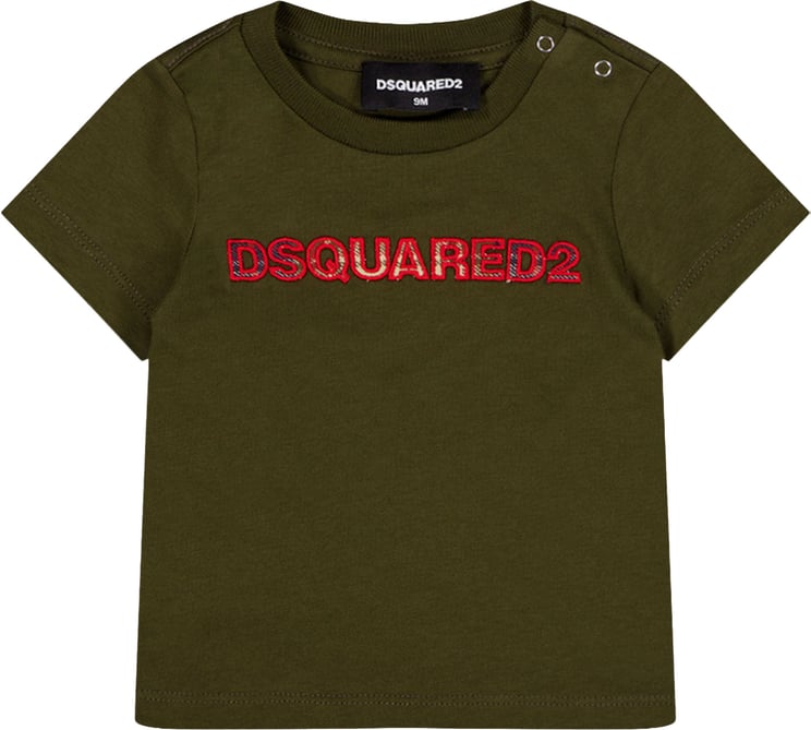 Dsquared2 Dsquared2 Baby Jongens T-Shirt In Army