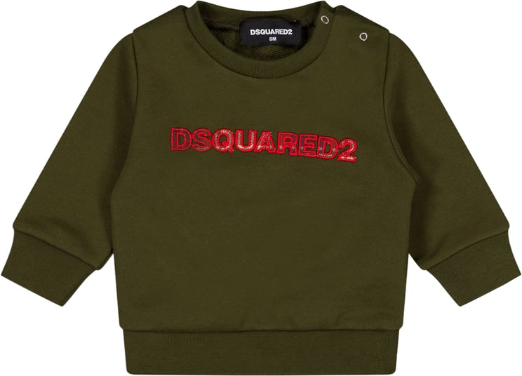 Dsquared2 Dsquared2 Baby Jongens Trui In Army