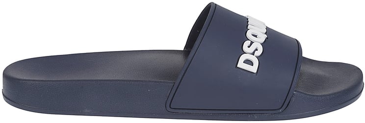 Dsquared2 Logo Slides Blue