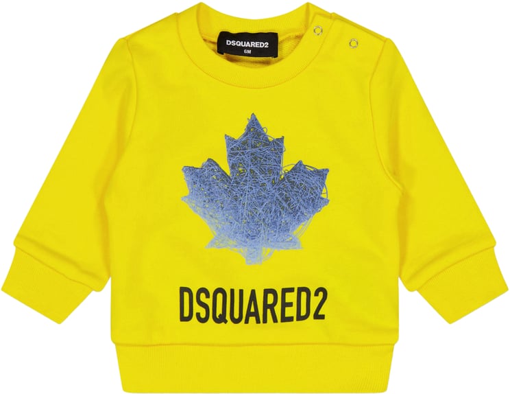 Dsquared2 Dsquared2 Baby Jongens Trui In Geel