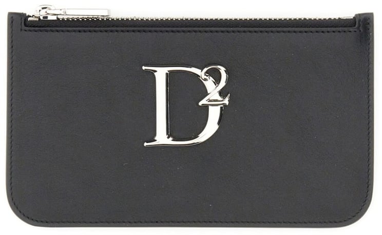 Dsquared2 Rectangular Leather Pouch