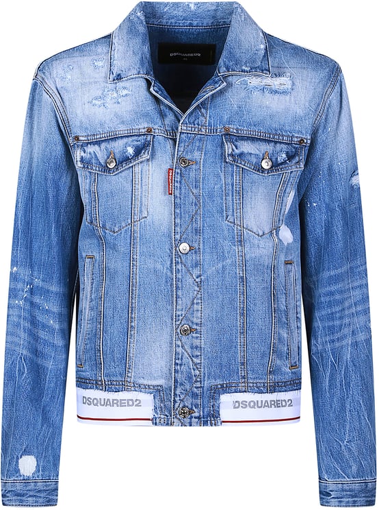 Dsquared2 Over Jean Jacket Blue