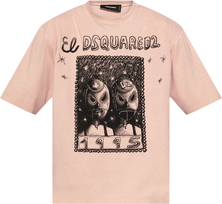 Dsquared2 T-Shirts And Polos Light Pink