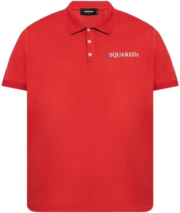 Dsquared2 Tennis Fit Logo Polo Shirt