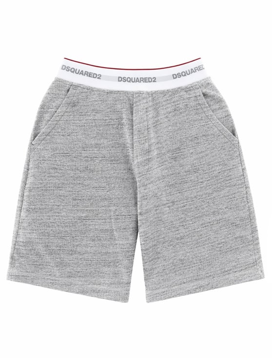 Dsquared2 Oversize Logo Repeated Waistband Shorts
