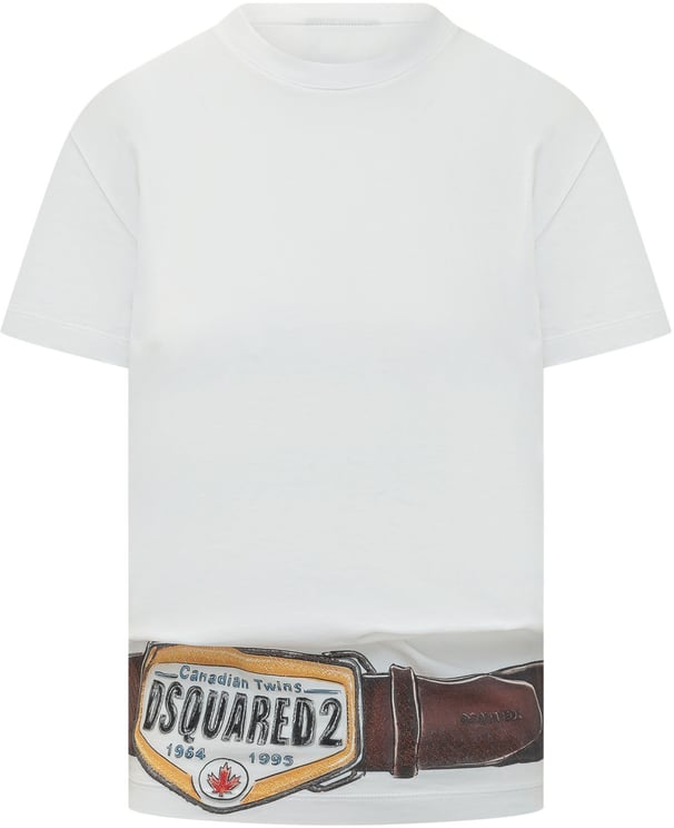 Dsquared2 T-shirt con Stampa Cintura
